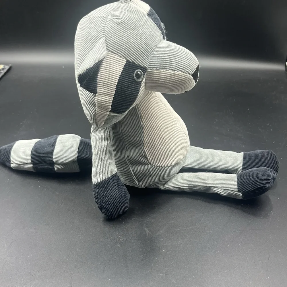 Manhattan Toy Racoon‎ plush Folksy Foresters Corduroy Stuffed Animal